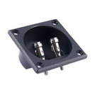 5X(Square Shape Double Binding Post Type Speaker Box Terminal Cup Black B4O9)