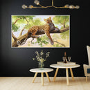 Diamond Painting Leopard in Tree 5D DIY Full Round Wall Picture Kit 50x30cm