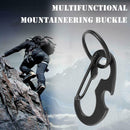 Portable Outdoor Multifunctional D-type Buckle Metal Climbing Carabiner EDC Tool