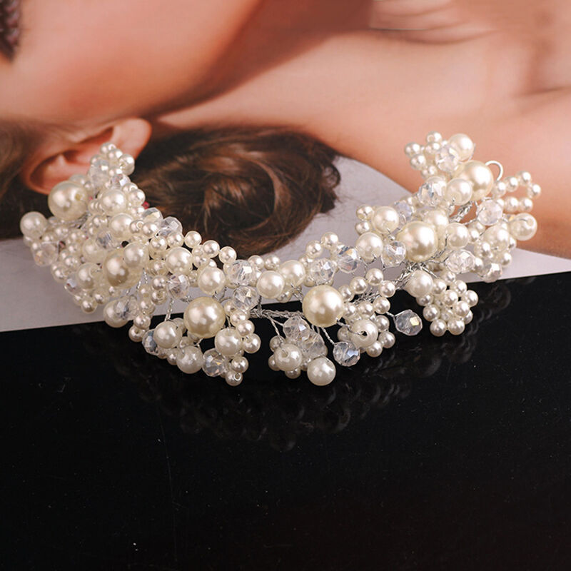 Women Bridal Wedding Diamond Crystal Rhinestone Flower Hair Pin Clip Pear Dwwj