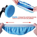 16 Packs Polishing Bonnets(5 To 6 Inches) Polisher Pad Bonnet Buffing Pad C