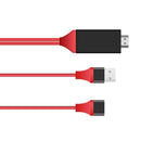 Phone 8 Pin USB to HDMI Cable HD 1080P Adapter Converter for HDTV TV Digital AV