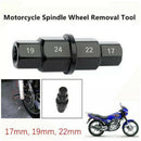 1PC Motorcycle Front Wheel Spindle Removal Sleeve 17 19 22 24mm Hub Axle HeSEAU