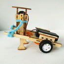 DIY Technology Gadgets Pulling Robot Construction Set Kids Science Experime