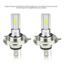 2Pcs Car Fog Light Cob H4 30W Led Headlight Dc12V-24V 6500K Highlight Turn