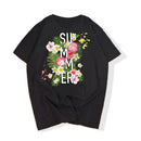 summer flower iron on patches heat transfer pyrography for diy clothing decor  Z