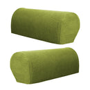 Spandex Stretch Armrest Covers Set of 2 Couch Armchair Arm Protector Green