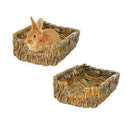 Portable Grass Bed - Hand-Made With Natural Grass Provides Paws Protection  S2M6