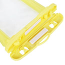 Hot spring swimming touch screen mobile phone waterproof bag (yellow)