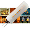 G4 Flicker Flame Light 12V 2W LED Burning Light Bulb Fire Lamp Decor Effect K3T4
