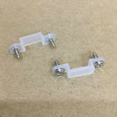 50pcs 10mm Silicone Mounting Bracket Clip Fastener for Fixing LED Strip L Dlqq