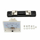 DC 0-50A Analog Amp Meter Ammeter Current Panel + 50A 75mV Shunt Resistor F8V9