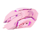 6 Button HMO-161 1200-1600-2400-3200DPI Backlit USB Wired Gaming Mouse Game Mice