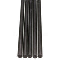 5Pcs 4mm Black Carbon Fibre Rods Rod 500mm Long For Sand-Table RC Airplane  N4C8