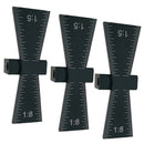 3 Pc Dovetail Marker Hand Cut Mortise Gauge Tenon Joint Mark Scraper DIY Kit