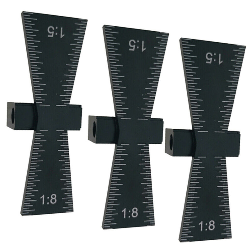 3 Pc Dovetail Marker Hand Cut Mortise Gauge Tenon Joint Mark Scraper DIY Kit