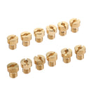 5mm Thread Motorbike Main Jet Kit Carburetor 100-128 12 Size Injector Nozzle