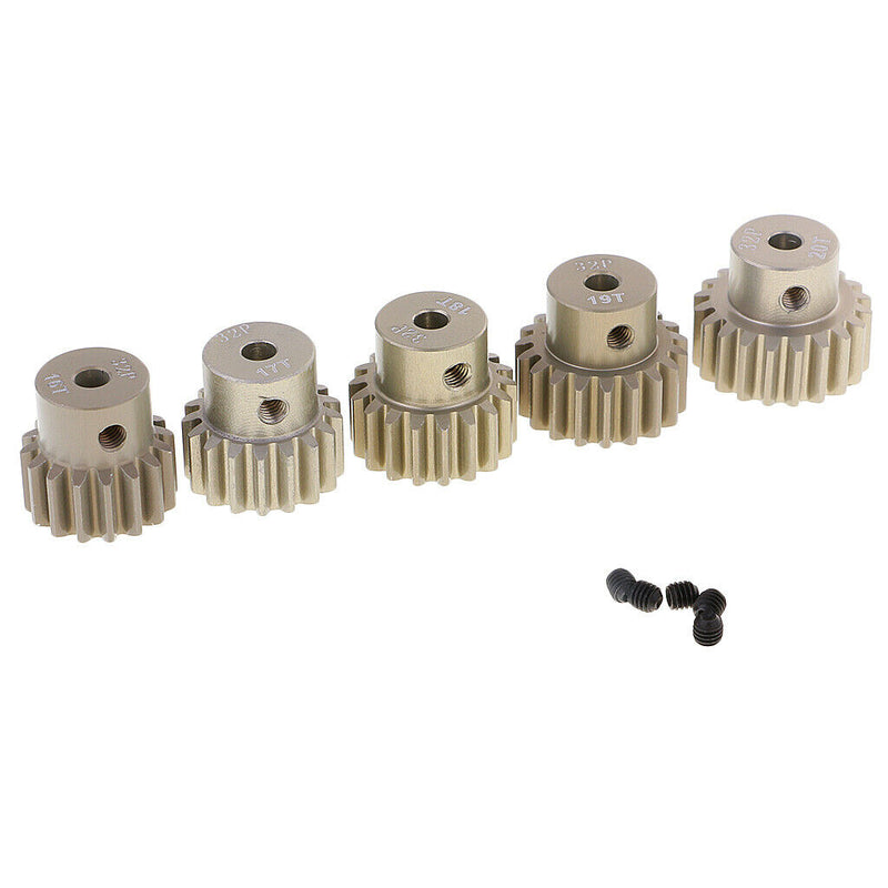 10 Piece Motor Sprocket Gear Set (16T-20T) 1/8 1/10 RC Car
