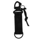 Nylon Molle Belt Buckle Webbing Strap Carabiner Keychain Hook Black Camo
