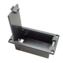 Guitar Bass Battery Holder Cover Box 9Volt with Input Output Jack Black