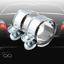 2.5 inch Car Stainless Steel Turbo Exhaust Downpipe Muffler Pipe Band Cla HOQ