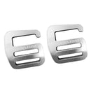 4x Webbing Strap Buckle, 1 Inch Belt Attachment Belt Clip for Backpacks, Sports