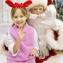 Cute Christmas Antler Headband Bow Hair Band Head Hoop Girl Party Costumes Prop
