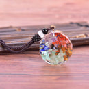 Orgonite Pendant Sri Yantra Necklace Sacred Geometry Chakra-Energy NecklaceSEAU