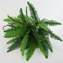 Green Imitation Fern 30-Leaf Plant Party Decor- DIY Flower Arrangement Props
