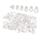 30pcs Fishing Rod Guides Ring DIY Rod Repair Kit Rod Building Silicone Ring