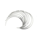 10Pcs Metal 1/2 8*28 Corner Medical Needle Suture Surgical Tool Double Eyelid M&