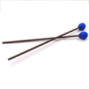 2x Marimba Mallets Beech Handle Xylophone Sticks Percussion Instrument Part