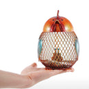 Metal Coin Box Ornament Handcrafts Money Bank Crash Saving Pot Holder Container