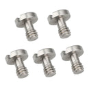 5x Stainless Steel 1/4" Camera Screw for Monopod Tripod Quick Release Plate