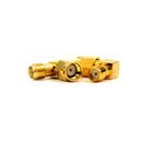 2x Adapter 90Â° RP.SMA male jack to SMA female jack connector right angle M/F  OZ