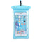 Hot spring swimming touch screen mobile phone waterproof bag (blue) D7S7