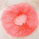100pcs Clear Disposable Plastic Shower Bath Caps for spa Hair Salon For Hot