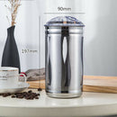 Stainless Steel Storage Canisters Coffee Food Pasta Sugar Flour Container L