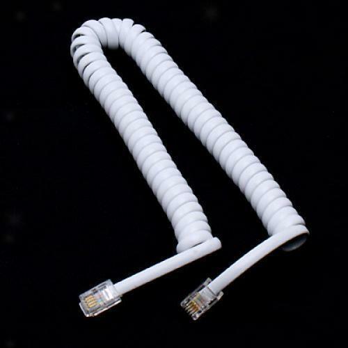 New Male RJ11 Telephone Extension Connector Cable Cord