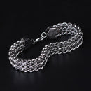Stainless Steel Cuban Curb Link Chain Bracelet Men Women Hip Hop Jewelry M&E