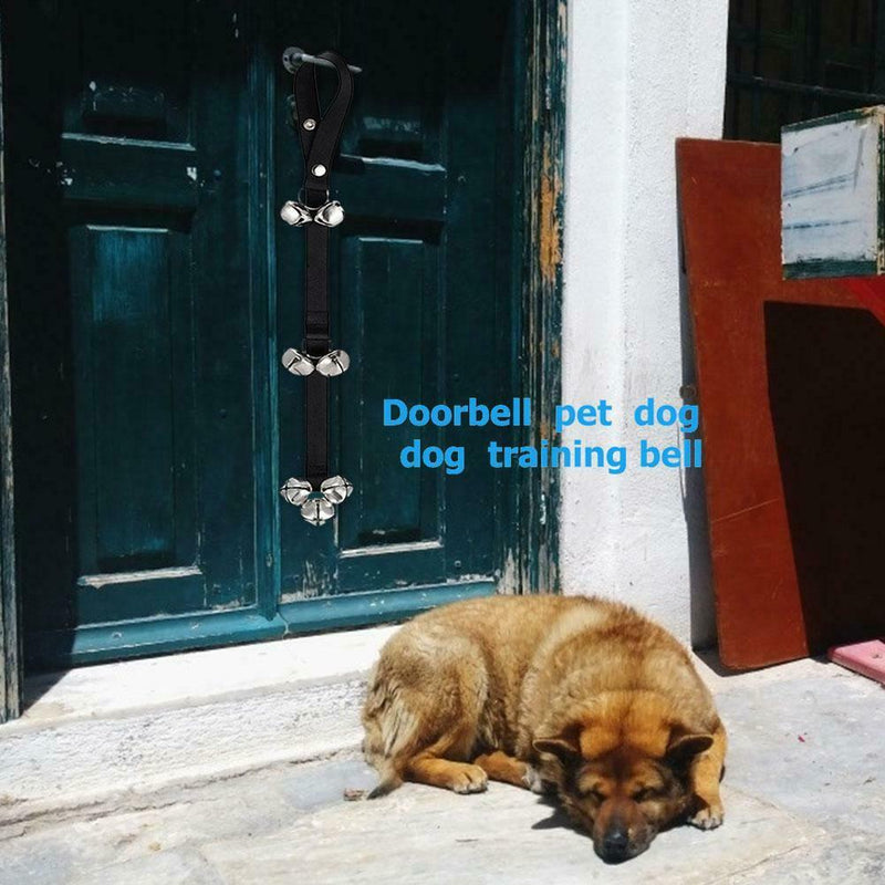 2X Adjustable Dog Training Potty Open Door Bell Rope Pet Dog Puppy Training Rope