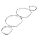 4pcs Dashboard Decoration Frame Auto Car Front Styling Cover for BMW E46