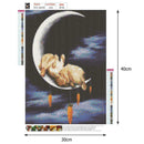 5D DIY Full Drill Diamond Painting Cross Stitch Embroidery Kit (Rabbit)