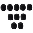 10 Pieces Sponge Microphone Windscreens Wind Muffs Mic Parts