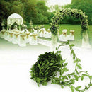 10M Nature Green Artificial Leaf Vine Wedding Decor Craft Wreath Flowers Garland
