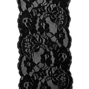 5 Yds 15cm Stretch Floral Lace Trims Decorating Designing&Sewing Craft Black