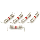 5Pcs 8A 250V 5*20Mm Ceramic Body Time-Lag Axial Lead Fuse ME