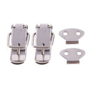 2x Case Chest Spring Loaded Draw Lock stainless steel Toggle Latch Hasp Sil S8Q2