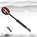 10" Long Black Red Plastic Back Knock Scratcher Relaxing Massage Hammer