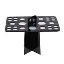 26holes Makeup Brush Drying Rack Brush Holder Cosmetics Makeup Tools Black